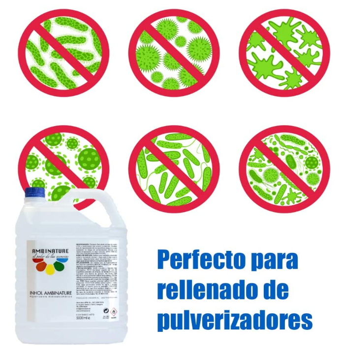 Desinfectante superficie hidroalcoholica 5 litros